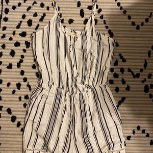 Black and white romper